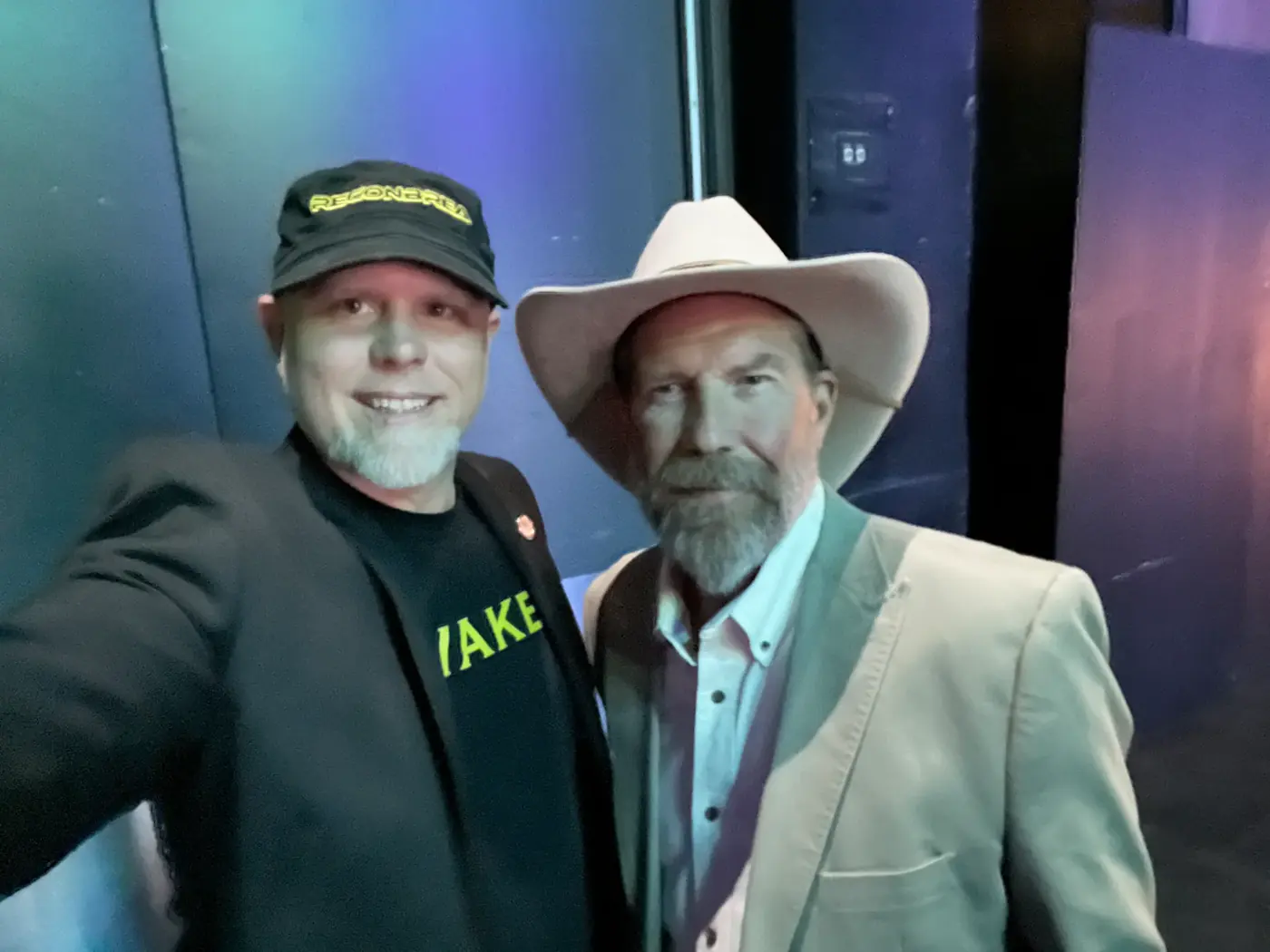 Backstage with Country Artist